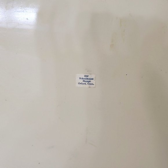 Vintage Tole Painted Oval Tin Tray - Picture 5 of 5